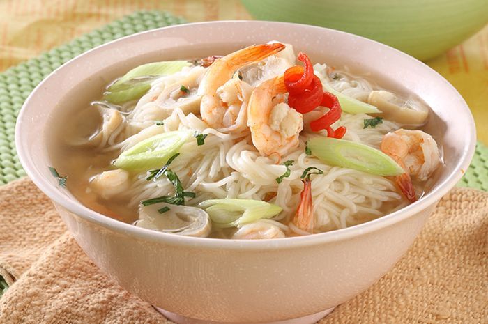 Resep Misoa Kuah Jamur Udang, Nikmat dengan Sambal Rawit